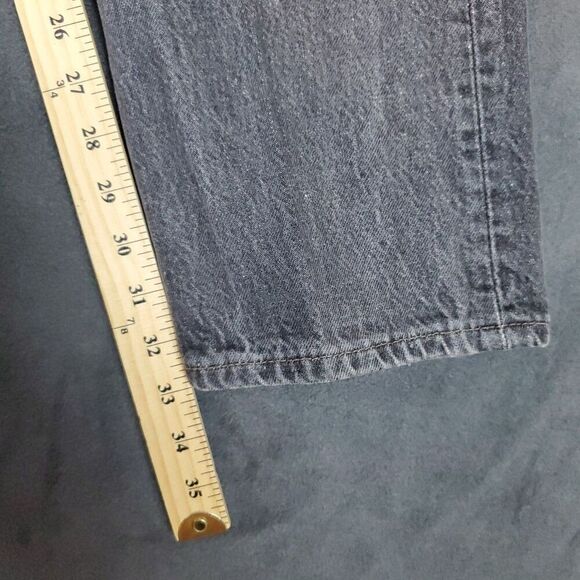 Vtg Levis 501 Jeans Dark Wash Men's 32 X 33 Made in USA Button Fly (tag 34X34) - Picture 10 of 13